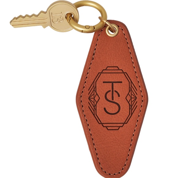 Taylor Swift The Life of a Showgirl Faux Hotel Key Keychain - Picture 1 of 3